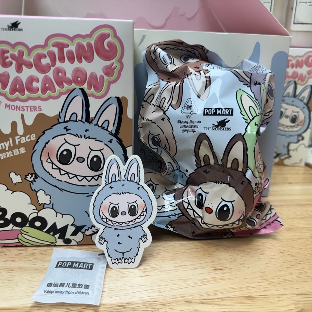 Sea Salt Coconut AUTHENTIC Pop Mart Labubu the monsters Exciting Macaroon
